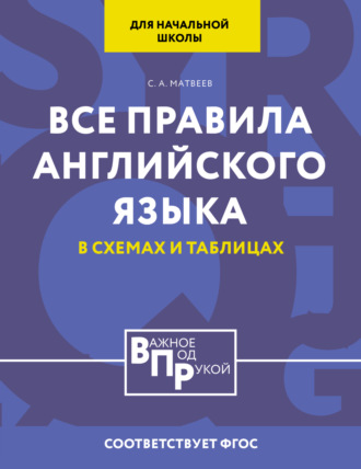 . Все правила английского языка для начальной школы в таблицах и схемах