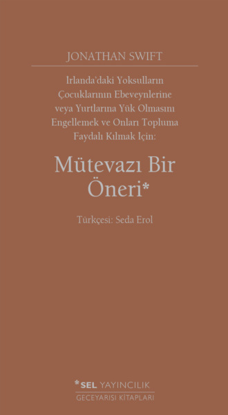 . Mütevazı Bir Öneri