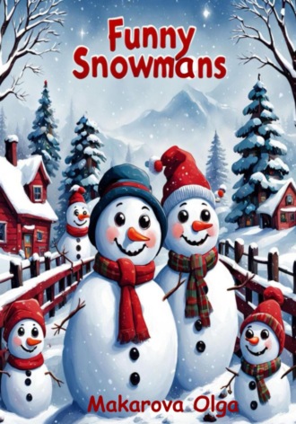 . Fuuny snowmans. Раскраска для детей