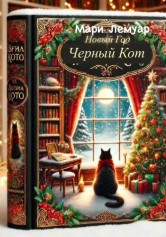. Новый год.Черный кот