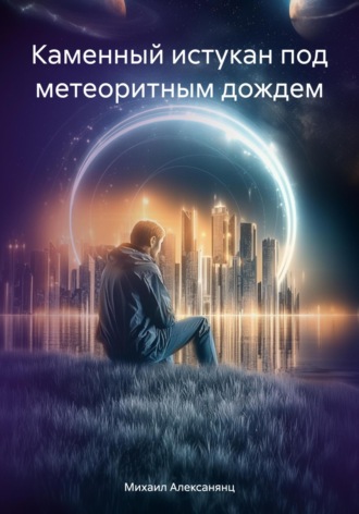 . Каменный истукан под метеоритным дождем