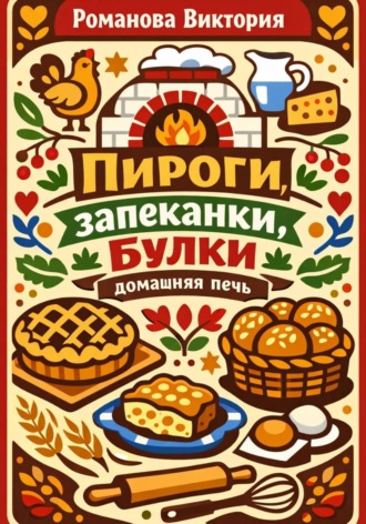 Романова Виктория. Пироги, запеканки, булки: домашняя печь