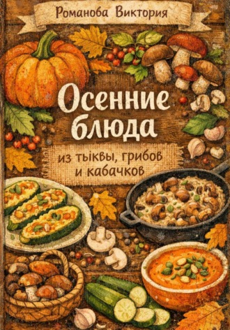 Романова Виктория. Осенние блюда из тыквы, грибов и кабачков