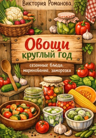 Романова Виктория. Овощи круглый год — сезонные блюда, маринование, заморозка