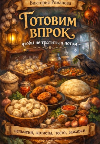 Романова Виктория. Готовим впрок, чтобы не тратиться потом — пельмени, котлеты, тесто, зажарки