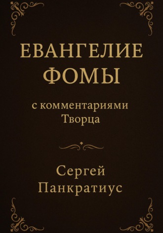 Сергей Панкратиус. Евангелие Фомы. С комментариями Творца