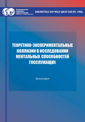 И. Н. Носс. Теоретико-экспериментальные коллизии исследования ментальных способностей госслужащих