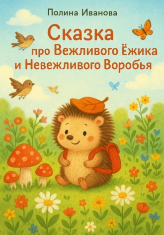 Полина Иванова. Сказка про вежливого ёжика и невежливого воробья