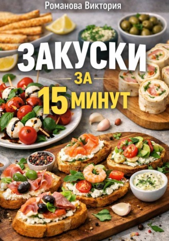Романова Виктория. Закуски за 15 минут