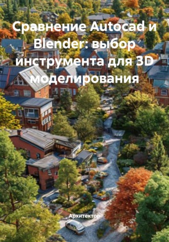 Архитектор. Сравнение Autocad и Blender: выбор инструмента для 3D моделирования