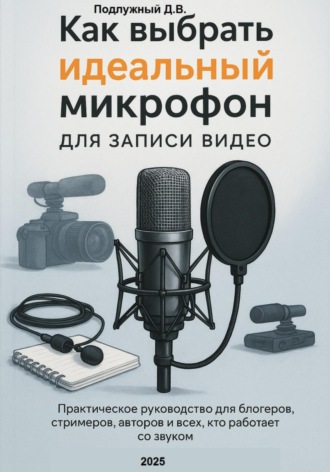 Дмитрий Подлужный. Как выбрать идеальный микрофон для записи видео. Практическое руководство для блогеров, стримеров, авторов и всех кто работает со звуком