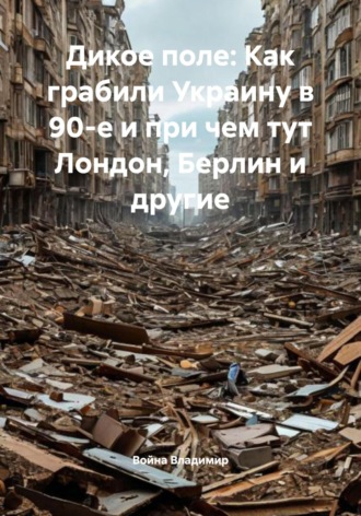 Война Владимир. Дикое поле: Как грабили Украину в 90-е и при чем тут Лондон, Берлин и другие