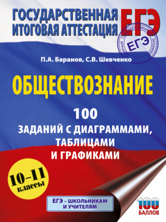 . ЕГЭ. Обществознание. 100 заданий с диаграммами, таблицами и графиками