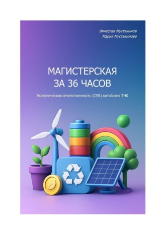 Вячеслав Мустакимов. Магистерская за 36 часов. Экологическая ответственность (CSR) китайских ТНК