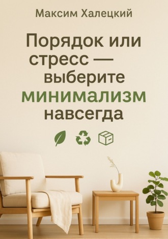 Максим Халецкий. Порядок или стресс – выберите минимализм навсегда