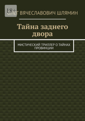 Олег Вячеславович Шлямин. Тайна заднего двора. Мистический триллер о тайнах провинции
