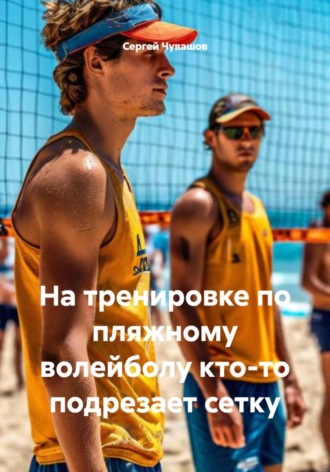 Сергей Чувашов. На тренировке по пляжному волейболу кто-то подрезает сетку