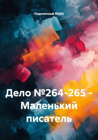 Подопечный №565. Дело №264-265 – Маленький писатель