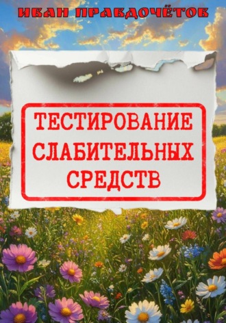 Иван Правдочётов. Тестирование слабительных средств