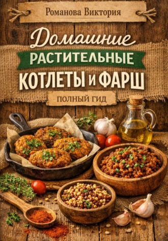 Романова Виктория. Домашние растительные котлеты и фарш: полный гид