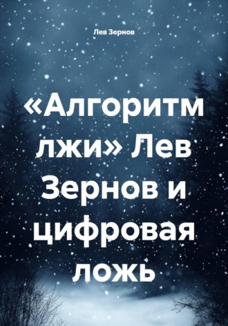 Лев Зернов. «Алгоритм лжи» Лев Зернов и цифровая ложь