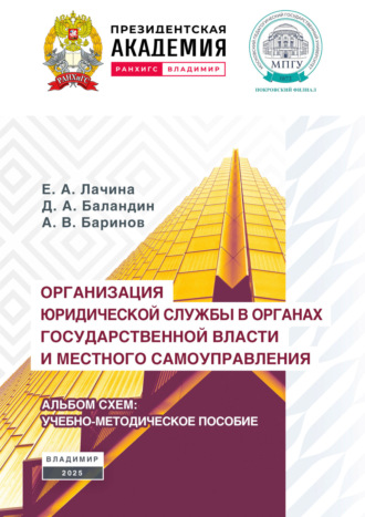 Денис Баландин. Организация юридической службы в органах государственной власти и местного самоуправления. Альбом-схем