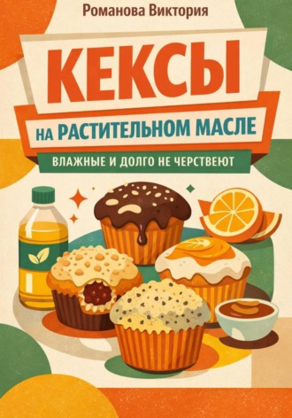 Романова Виктория. Кексы на растительном масле: влажные и долго не черствеют
