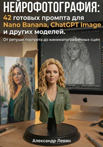 Александр Левин. НЕЙРОФОТОГРАФИЯ: 42 готовых промпта для Nano Banana, ChatGPT Image и других моделей. От ретуши портрета до кинематографичных сцен