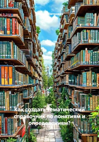. Как создать тематический справочник по понятиям и определениям?