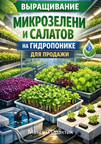 Максим Практик. Выращивание микрозелени и салатов на гидропонике для продажи