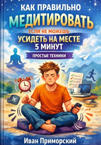 Иван Приморский. Как правильно медитировать если не можешь усидеть на месте 5 минут простые техники