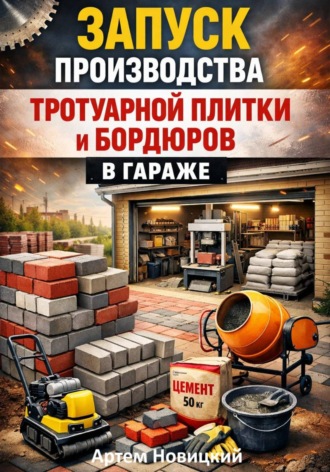Артем Новицкий. Запуск производства тротуарной плитки и бордюров в гараже
