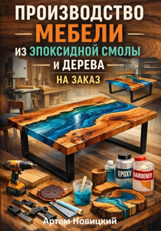 Артем Новицкий. Производство мебели из эпоксидной смолы и дерева на заказ
