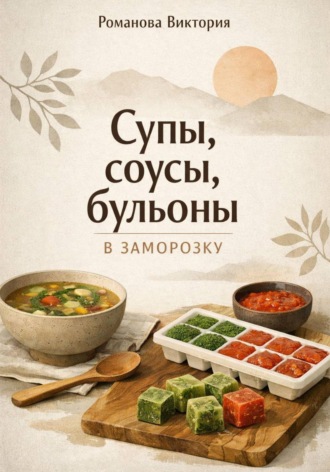 Романова Виктория. Супы, соусы, бульоны в заморозку