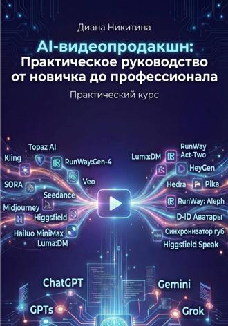 Диана Никитина. AI-видеопродакшн: Практическое руководство от новичка до профессионала