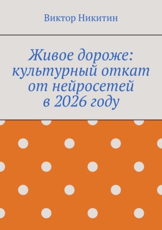 Виктор Никитин. Живое дороже: культурный откат от нейросетей в 2026 году