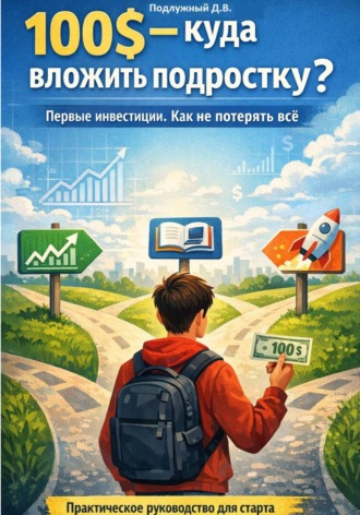 Дмитрий Подлужный. 100$ Куда вложить подростку? Первые инвестиции. Как не потерять всё?