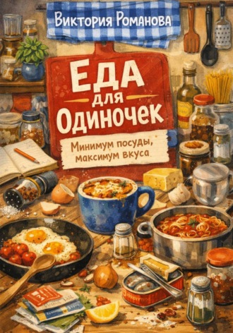 Романова Виктория. Еда для одиночек: минимум посуды, максимум вкуса