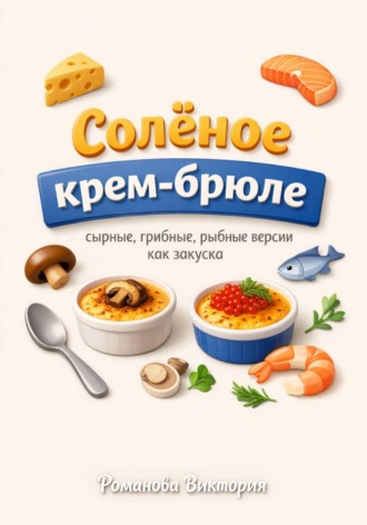 Романова Виктория. Солёное крем-брюле: сырные, грибные, рыбные версии как закуска