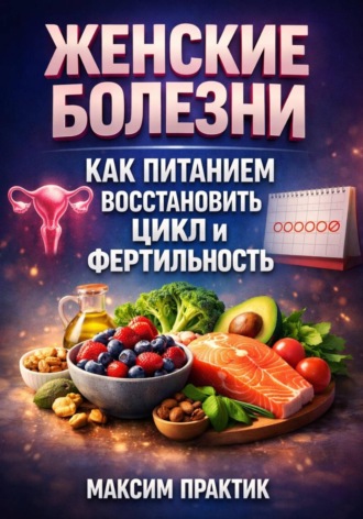 Максим Практик. Женские болезни. Как питанием восстановить цикл и фертильность