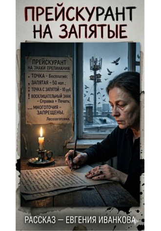 Евгения Ризен. Прейскурант на запятые
