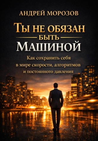 . Ты не обязан быть машиной: Как сохранить себя в мире скорости, алгоритмов и постоянного давления