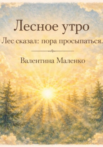 . Лесное утро. Лес сказал: пора просыпаться