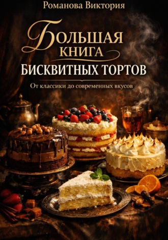 Романова Виктория. Большая книга бисквитных тортов: от классики до современных вкусов