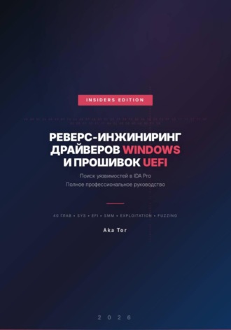 Aka Tor. Реверс-инжиниринг драйверов Windows и прошивок UEFI