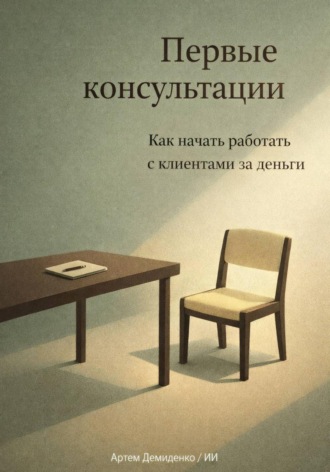 Артем Демиденко. Первые консультации: Как начать работать с клиентами за деньги