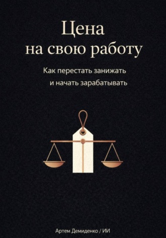 . Цена на свою работу: Как перестать занижать и начать зарабатывать