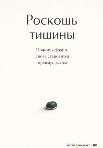 Артем Демиденко. Роскошь тишины: Почему офлайн снова становится преимуществом