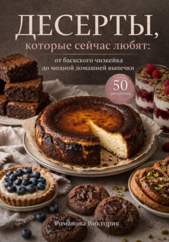 Романова Виктория. Десерты, которые сейчас любят: от баскского чизкейка до модной домашней выпечки