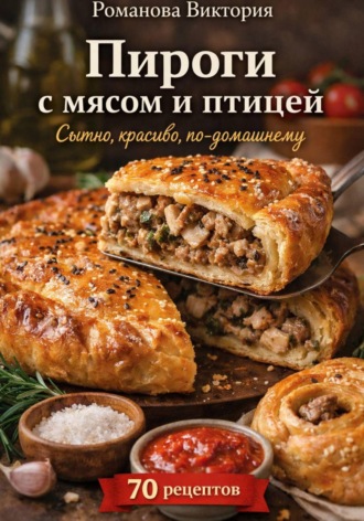 Романова Виктория. Пироги с мясом и птицей: сытно, красиво, по-домашнему